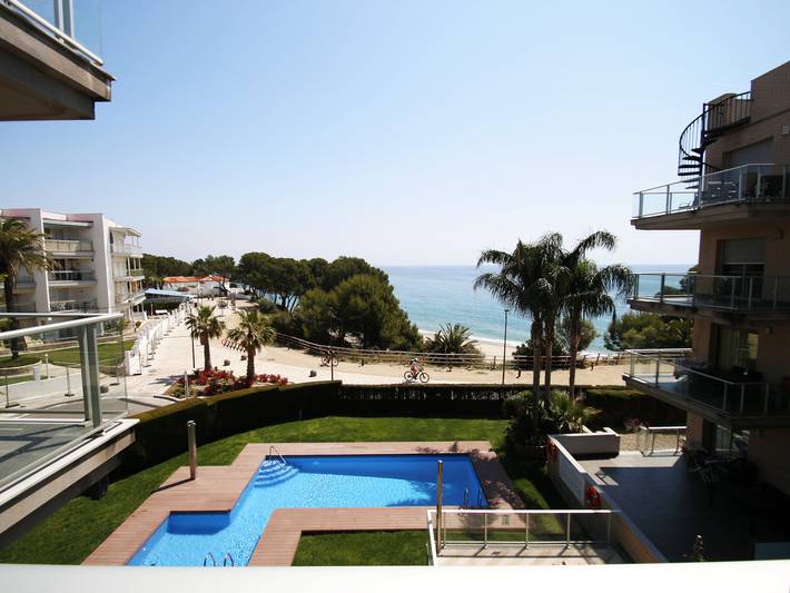 Appartement de vacances pour 5 personnes, avec Balcon et Piscine