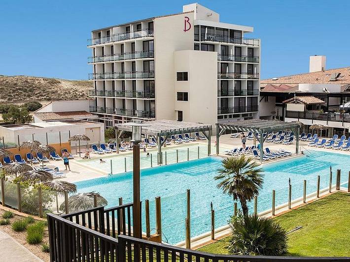 Camping für 4 Personen, mit Terrasse und Kinderpool sowie Pool und Sauna in Seignosse