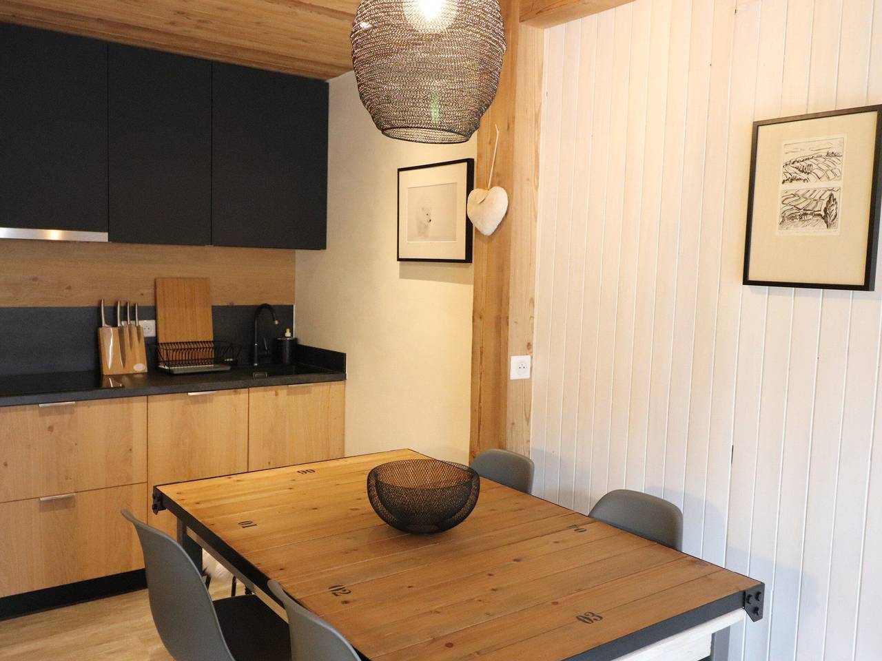 Ganze Wohnung, Renovierte Ski-in/Ski-out-Wohnung mit Balkon, 6 Pers, Val Claret in Tignes, Nationalpark Vanoise