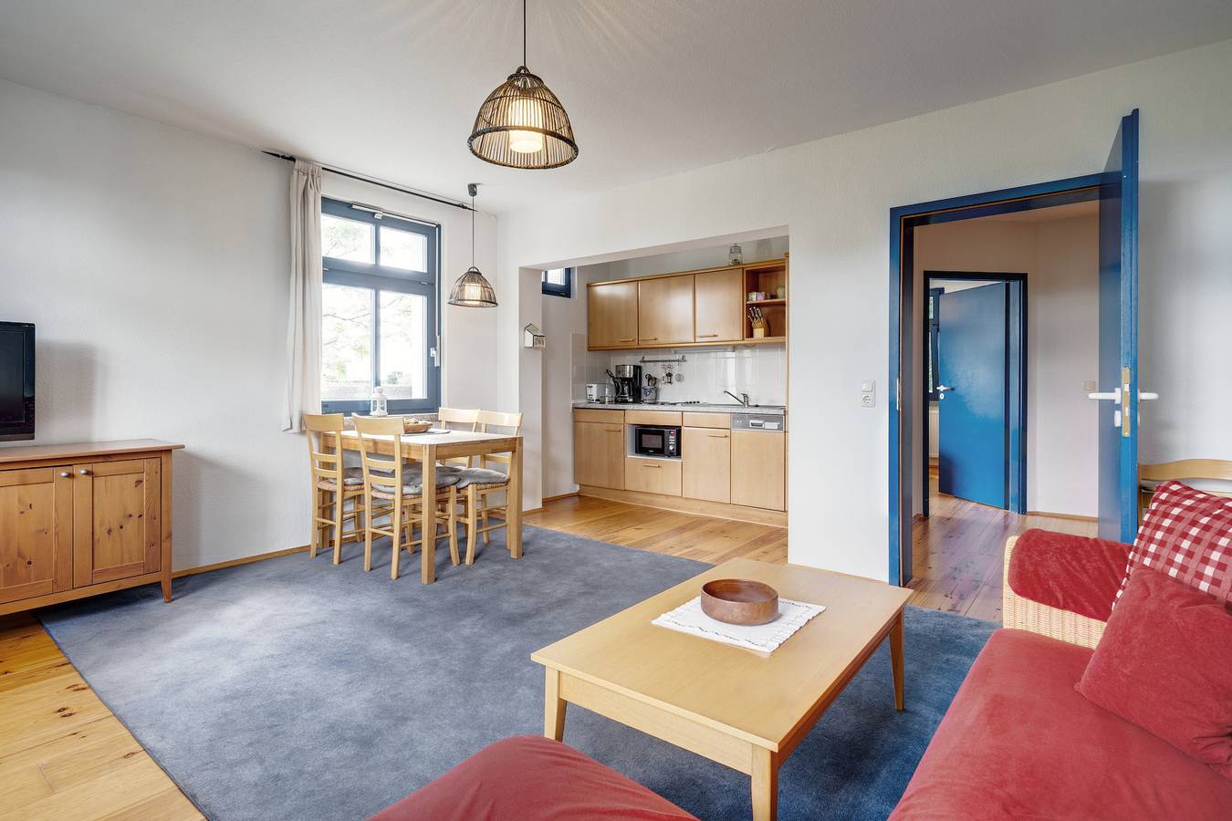 Apartamento vacacional entero, 3-Raum Familienapartment bis 4 Pers. (5.3) in Warthe, Rankwitz