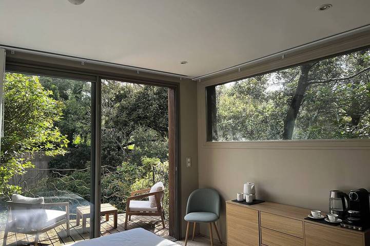Gîte pour 2 personnes, avec sauna ainsi que jardin et piscine