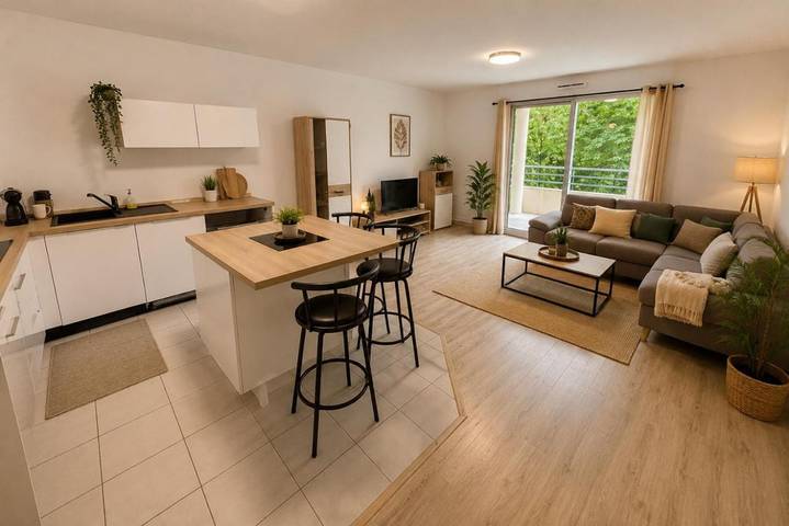 Apartamento de vacaciones para 4 personas, con balcón y vistas - 1