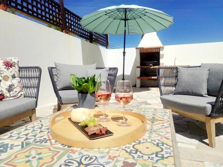 Location de vacances pour 8 personnes, avec jardin et balcon dans Serra De El Rei