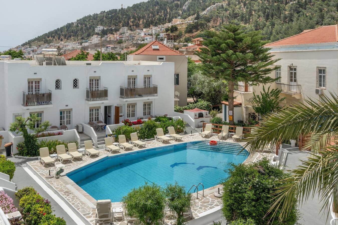 Ganze Wohnung, Ferienwohnung 'Doppelzimmer Nr. 2' mit Bergblick, Wi-Fi und Klimaanlage in Kalymnos