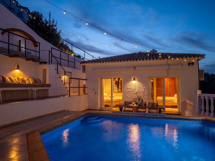 Preciosa villa con piscina y vistas in Pedreguer, Costa Blanca