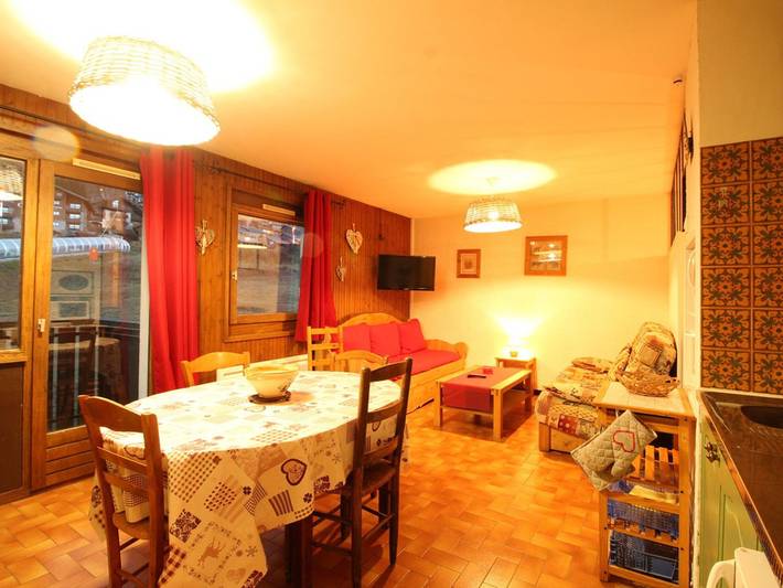 Studio pour 6 personnes, avec balcon