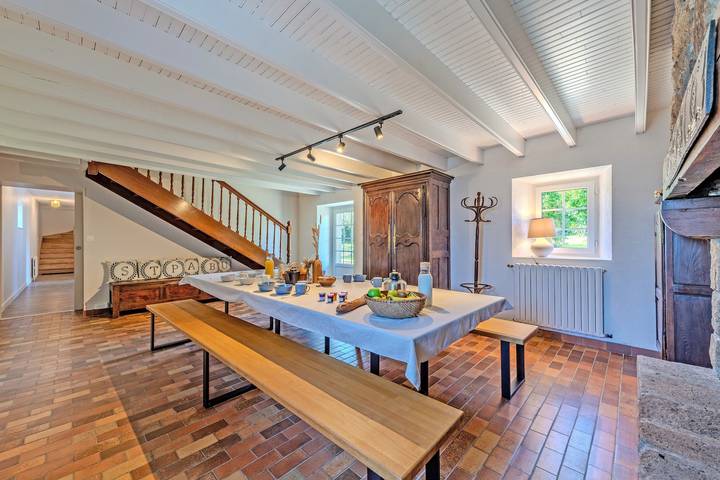 Maison de vacances 'Ker Breizh - Saint Pabu - 14 Pers' 3 étoiles avec jardin privé et Wi-Fi in Saint-Pabu, Région de Brest