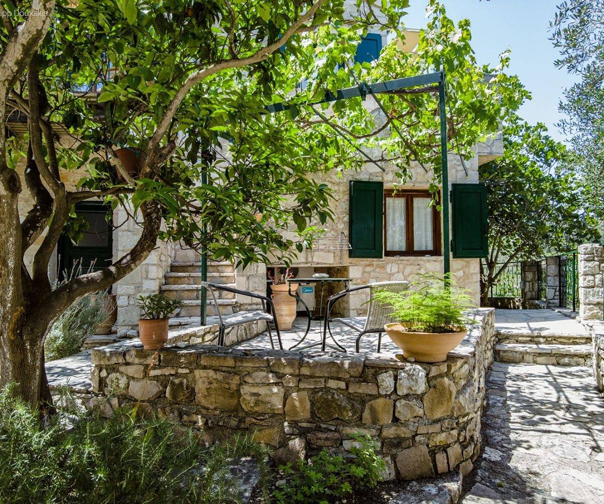 Guest House 'Adamantia Nieuwbouw Kamer A4' met Gedeeld Terras, Wifi en Airconditioning in Gaios, Paxos