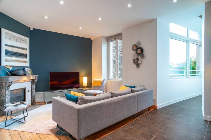 Location de vacances pour 6 personnes, avec terrasse et jardin à Vannes