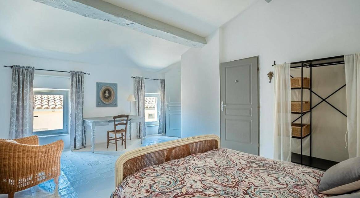 Les chambres de la Villa Eugénie in Lézignan-Corbières, Côte méditerranéenne (France)