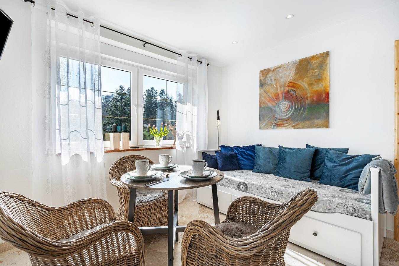 Entire apartment, Apartment 'Am Miriquidi' with Mountain View, Shared Terrace and Wi-Fi in Marienberg, Ore Mountains