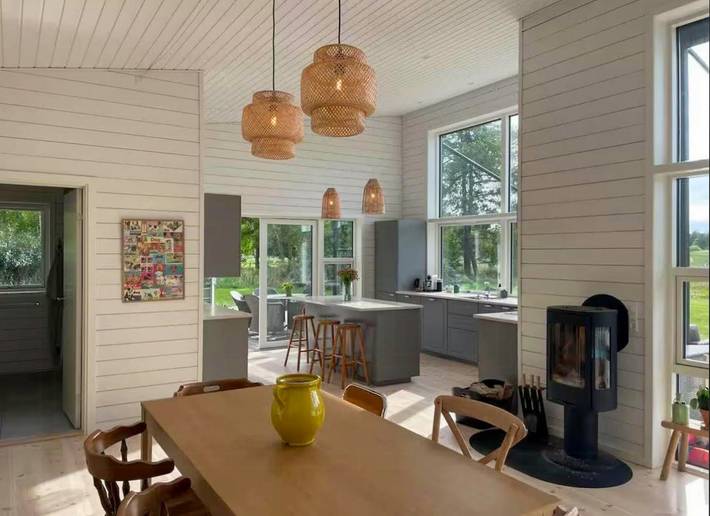 Ferienhaus für 10 Personen, mit Terrasse, kinderfreundlich an der Kattegat Küste