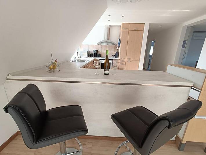 Ferienwohnung für 4 Personen, mit Ausblick und Terrasse sowie Garten in Walldorf - 3