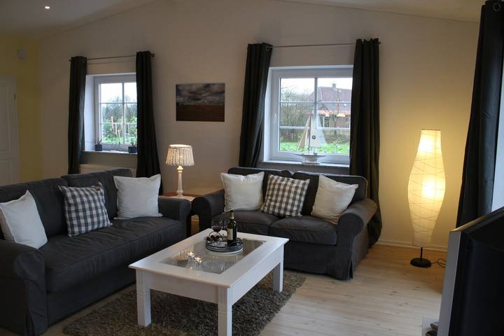 Ferienhaus für 6 Personen, mit Terrasse und Garten sowie Sauna und Ausblick