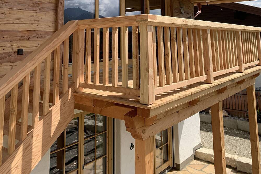 Chalet Ferienhaus 110qm, 3 Schlafz., Wohnzi., off. Kamin, Balk., 2 Bäder, 2 Wcs in Ruhpolding, Bayerische Alpen