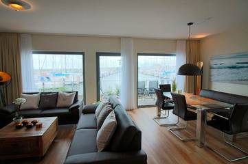 Ferienhaus mit Meerblick für 6 Personen, mit Sauna und Ausblick sowie Balkon in Heiligenhafen