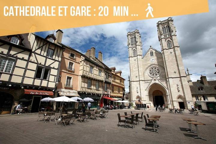 Gîte pour 2 personnes, avec terrasse, animaux acceptés à Chalon-sur-Saône - 4