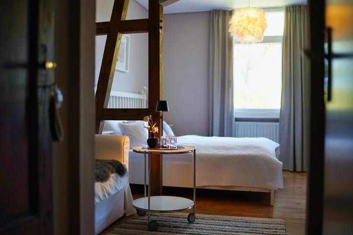 Gîte pour 2 personnes, avec sauna ainsi que vue et jardin, animaux acceptés à Forbach - 3