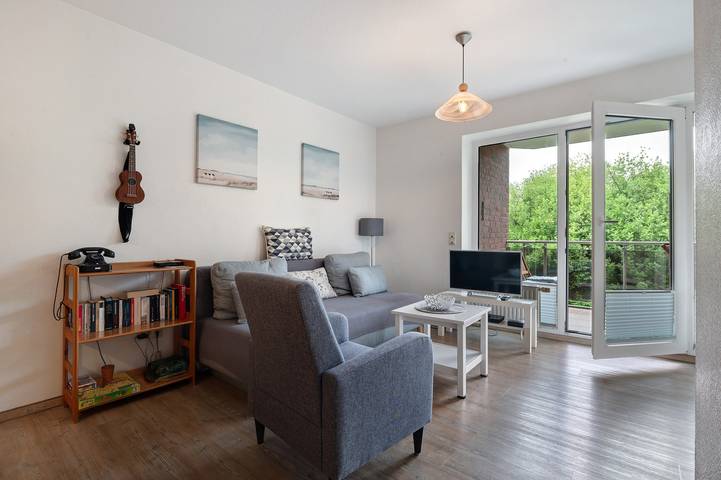 Ferienwohnung für 4 Personen, mit Balkon an der Wurster Nordseeküste