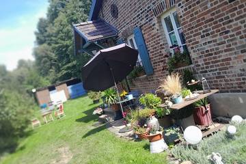 Ferienhaus für 3 Personen, mit Terrasse und Garten in Brandenburg
