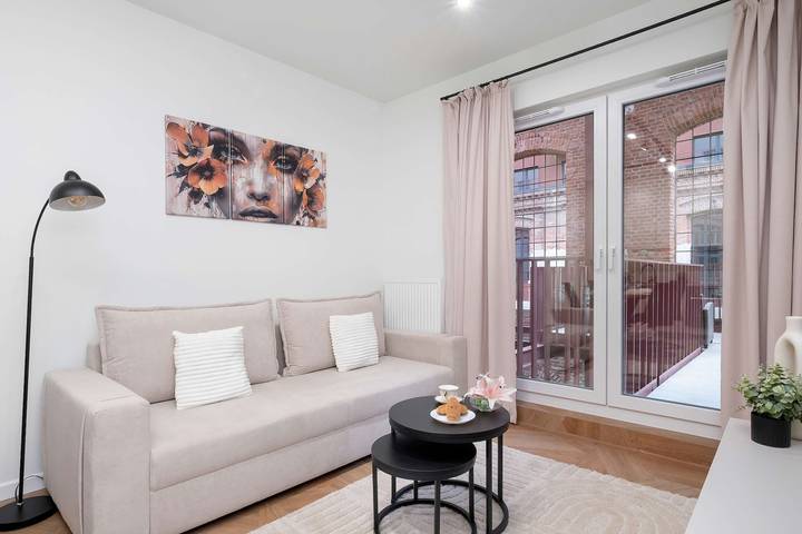 Apartament wakacyjny dla 4 osób, z taras, zwierzęta dozwolone w Województwo łódzkie