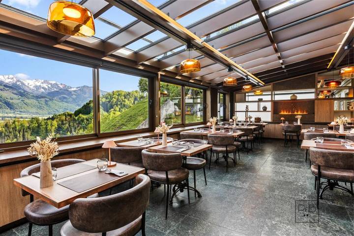 Hôtel pour 2 personnes, avec jardin et vue à Gruyères - 4