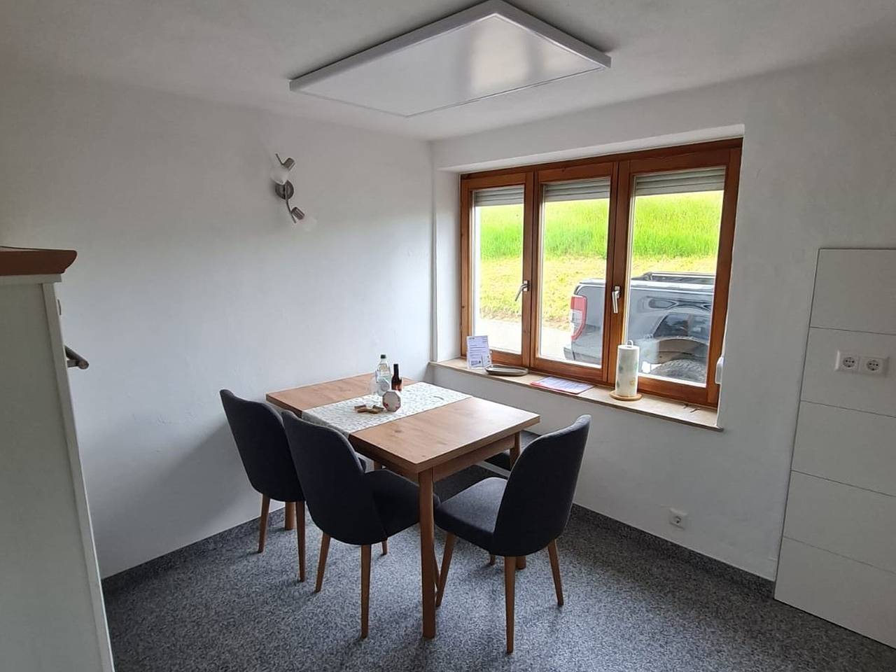 Ganze Wohnung, Ferienwohnung Morgenstund" mit privater Terrasse, Gemeinschaftsgarten und Wi-Fi in Wangen im Allgäu, Region Bodensee-Oberschwaben