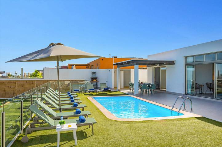 Chalet para 10 personas, con jardín, Familias con niños en Las Salinas