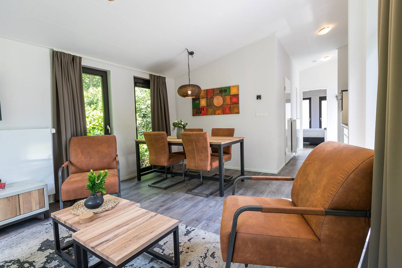 Park Berkenrhode — Bos Lodge 55 Eco 4 Personen mit Sauna in Hoge Veluwe