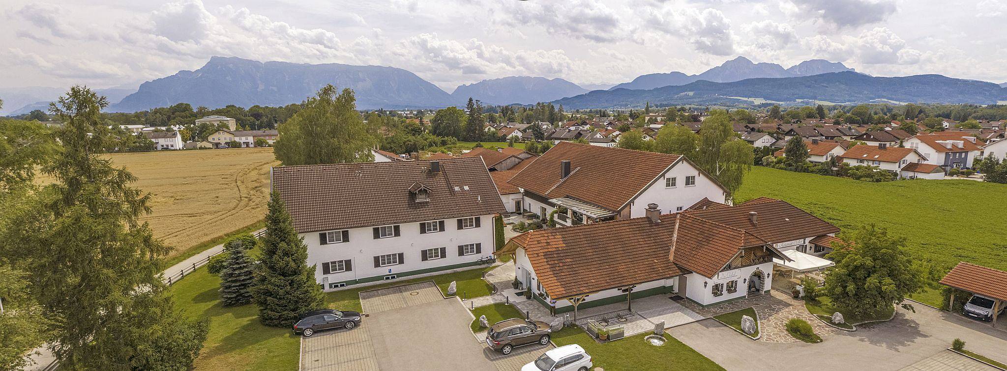 Hotel Restaurant Oedhof - Doppelzimmer mit Dusche und Wc in Freilassing, Rupertiwinkel
