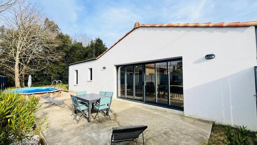 Villa pour 6 personnes, avec vue et jardin ainsi que piscine et terrasse à Saint-Jean-de-Monts - 2