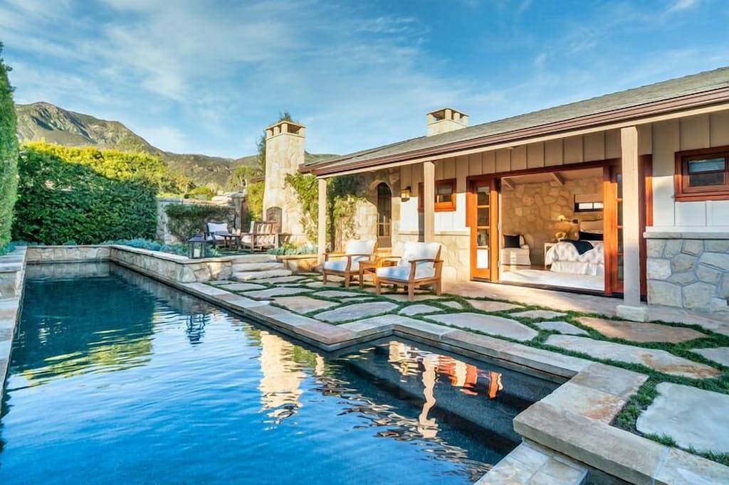 Atemberaubendes Haus in Montecito mit Pool- und Bergblick! in Montecito, Santa Barbara County