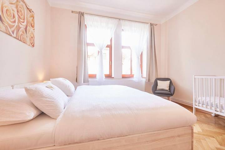 Dom gościnny dla 3 osób, z Jacuzzi i Ogród oraz Sauna i Widok w Liberec