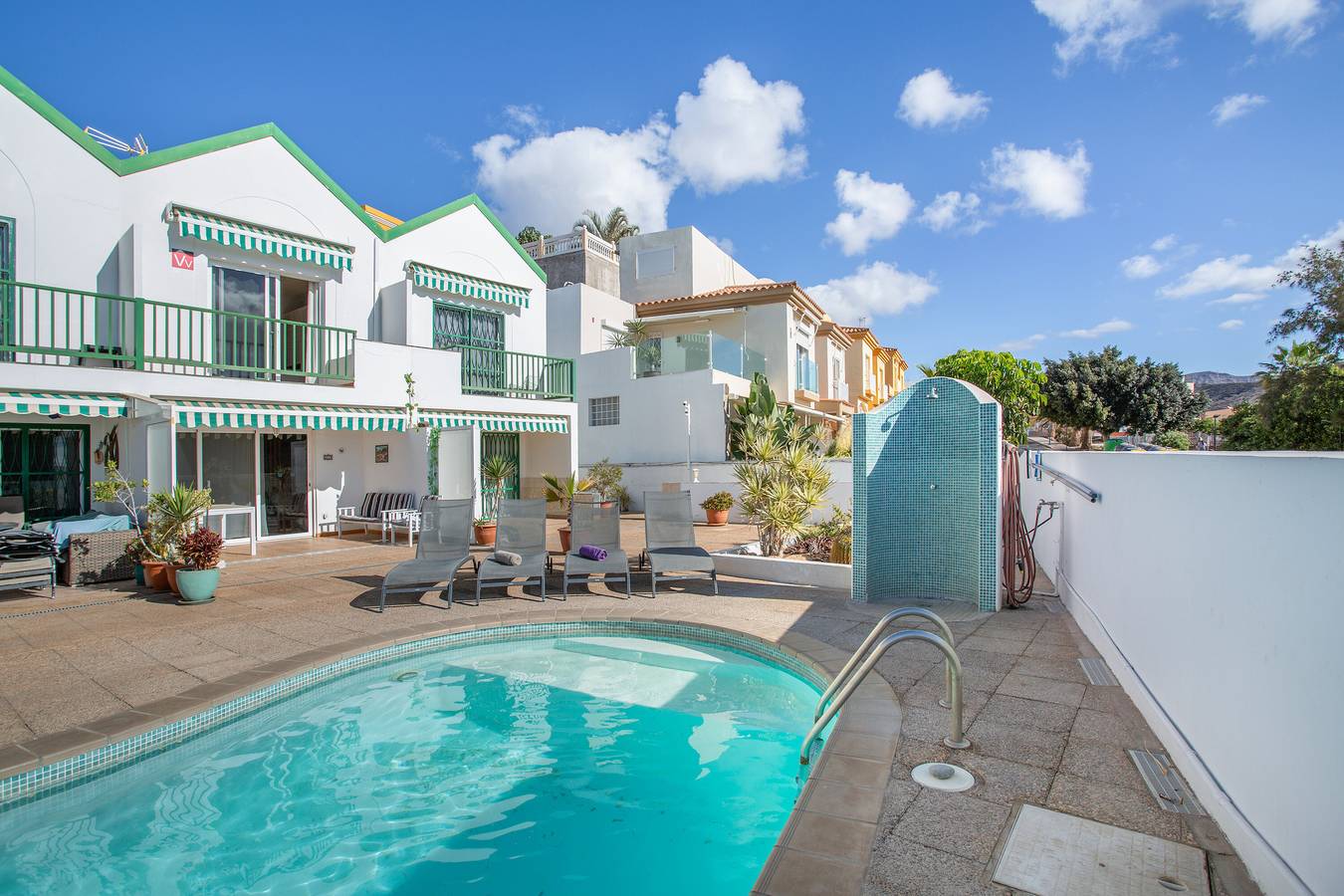 Vacation Home 'Carmelo' with Shared Pool, Wi-Fi and Air Conditioning in Arguineguin, Mogán