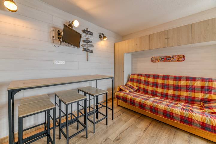 Estudio entero, Apartamento acogedor con balcón y vistas a la montaña in Vénosc, Les Deux Alpes