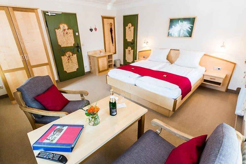 Gästehaus Enzianhof Hotel garni - habitación doble in Oberammergau, Alpes Bávaros