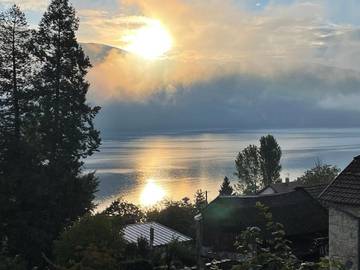 Cottage pour 4 personnes, avec jardin et vue sur le lac, animaux acceptés à Conjux