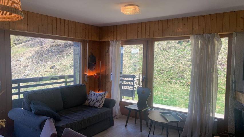 Hütte für 6 Personen, mit Pool und Balkon sowie Garten in Veysonnaz