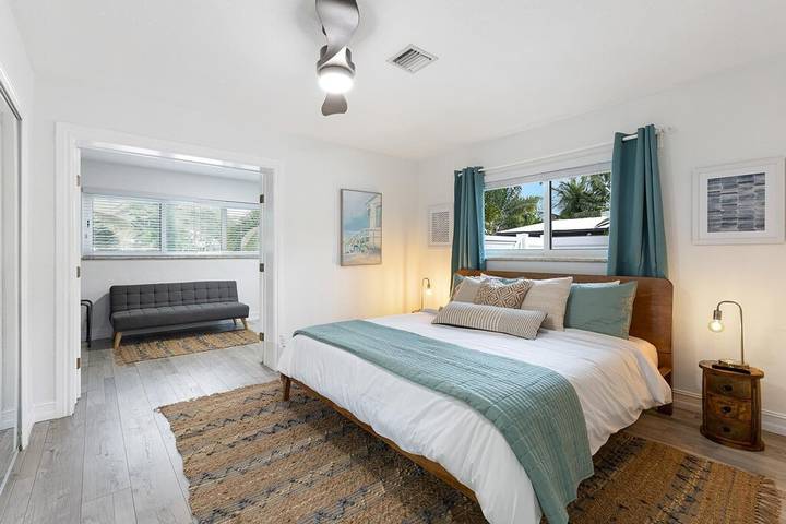 Vacation rental for 8 people, with hot tub and balcony as well as garden in Pompano Beach