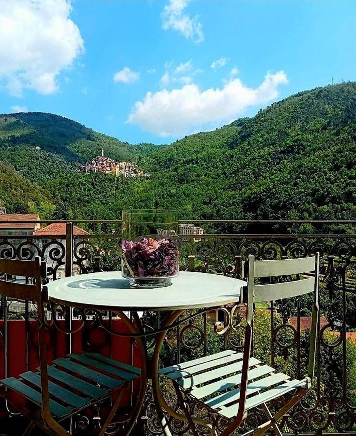 Chambre d’hôte pour 2 personnes, avec terrasse et vue, animaux acceptés à Pigna  (Ligurie) - 3