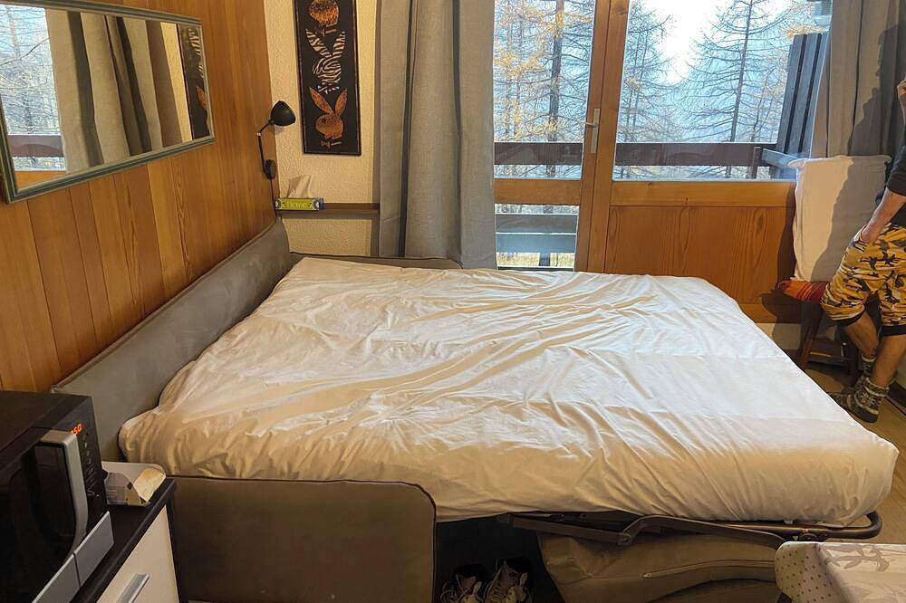 Ganze Wohnung, Studio für 4 + 1 Kinderbett in Isola 2000, Isola