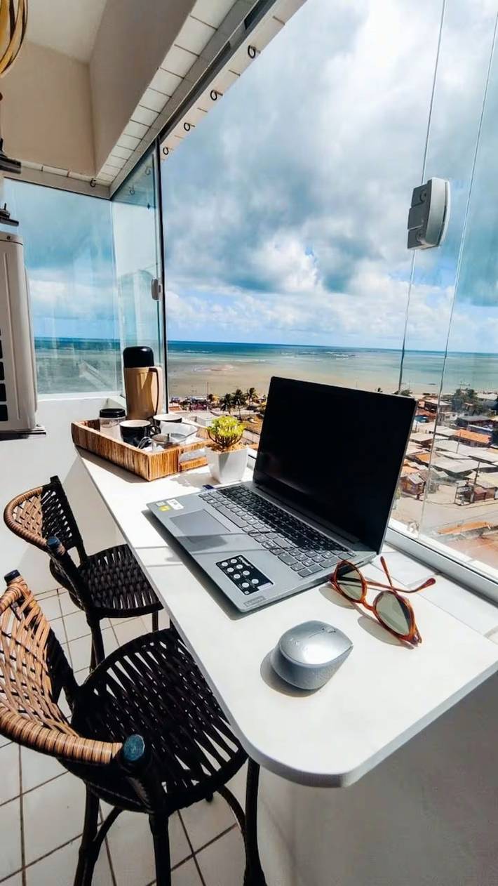 Apartamento para 5 personas, con balcón y piscina en Pernambuco