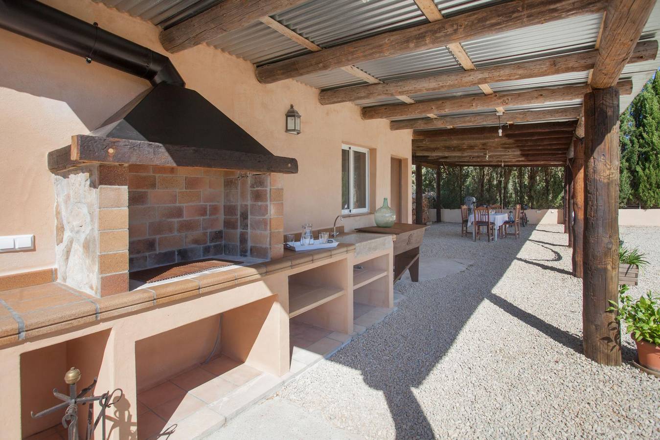 Es Mitja Davall - Ferienhaus mit Privatgarten in Sencelles. Wifi gratis in Sencelles, Mallorca Inselmitte