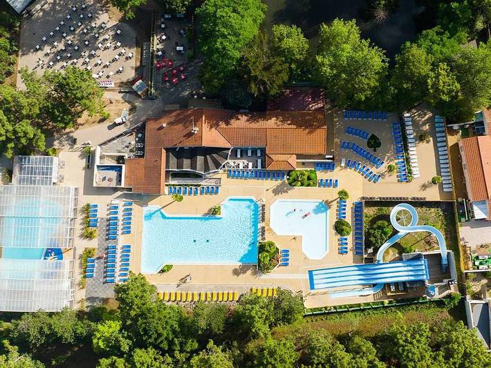 Camping Siblu Le Bois Dormant - Funpass inclus - Mobilheim 8 personen - Essential 3ch 8p Signature ohne Klimaanlage in Saint-Jean-de-Monts, Vendée