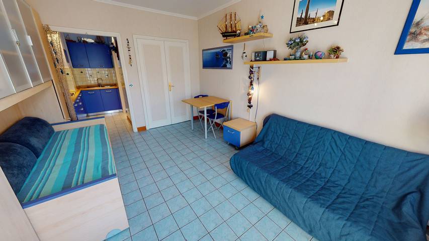 Gîte pour 3 personnes, avec terrasse dans Plage Du Borrigo Menton - 3