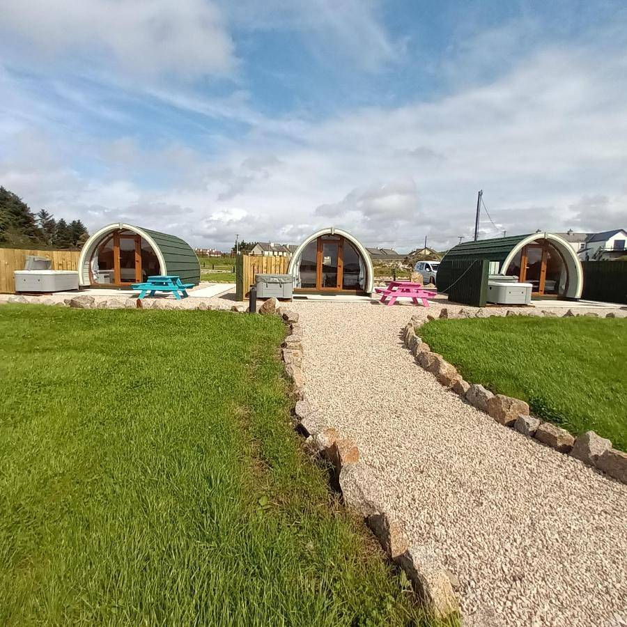 Wheelhousepods glamping in Glenties, County Donegal