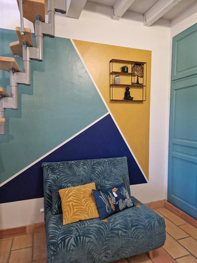 Maison de campagne pour 2 personnes, avec vue et jardin ainsi que terrasse et piscine à Le Soler - 3