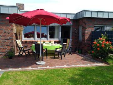 Bungalow für 7 Personen, mit Garten und Terrasse, mit Haustier in Bensersiel