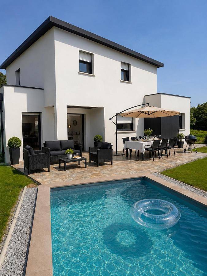 Villa für 8 Personen, mit Terrasse und Pool - 1