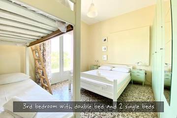Gîte pour 4 personnes, avec jardin ainsi que terrasse et vue, animaux acceptés à Afitos